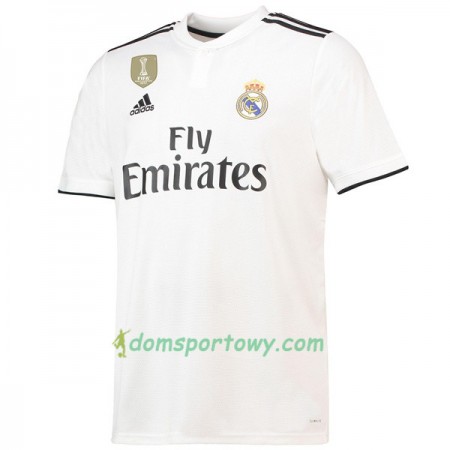 Koszulka Real Madryt Domowe Koszulki Piłkarskie 2018-2019 Krótki Rękaw